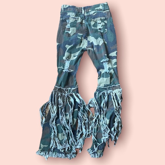 Ladies Army Fatigue Pants - Picture 2 of 7